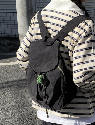 Aken Nylon Buckle Mini Backpack